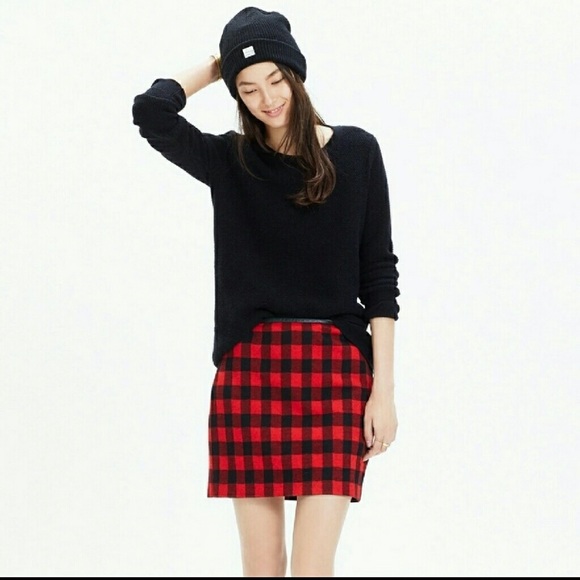 Madewell Dresses & Skirts - Madewell | Gamine Buffalo Check Plaid Mini Skirt